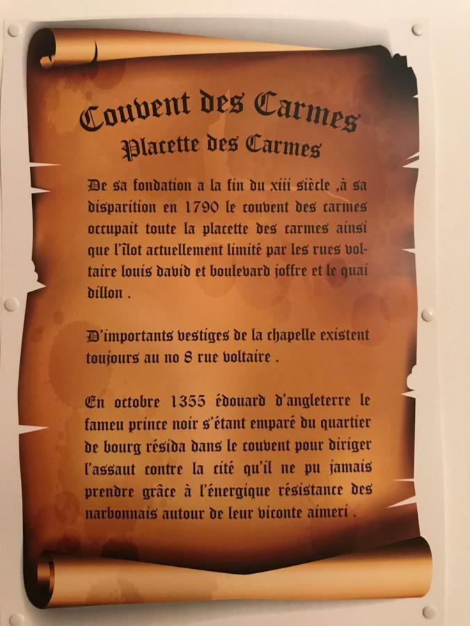 Appartement du Couvent Narbonne Extérieur photo